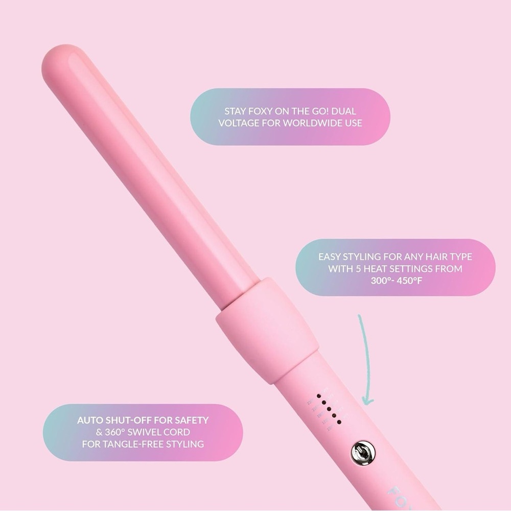🎀Foxy Bae Pink Curling Wand🎀 - Picture 2 of 2